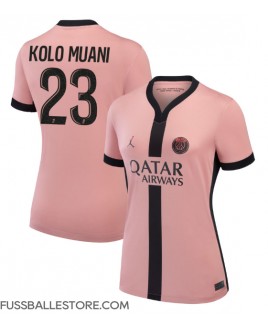 Günstige Paris Saint-Germain Randal Kolo Muani #23 3rd trikot Damen 2024-25 Kurzarm